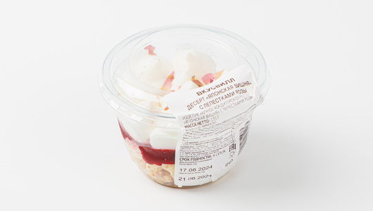 

Десерт "Японская вишня" с лепестками розы 135г