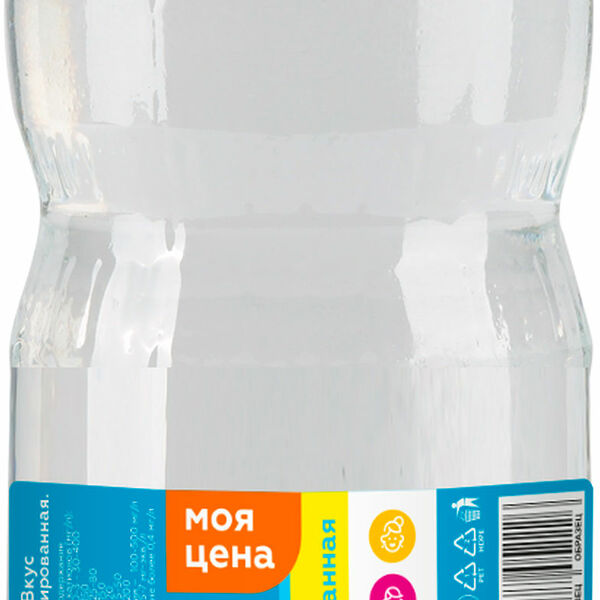 Вода питьевая Моя цена негазированная 1.5 л