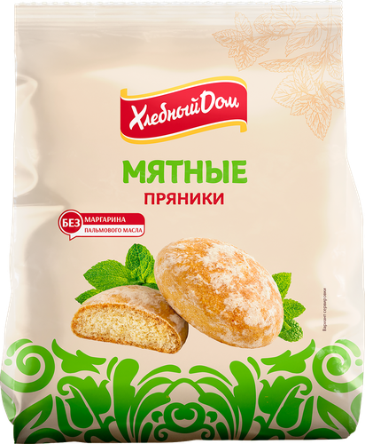 

Пряники Хлебный дом мятные 300 г