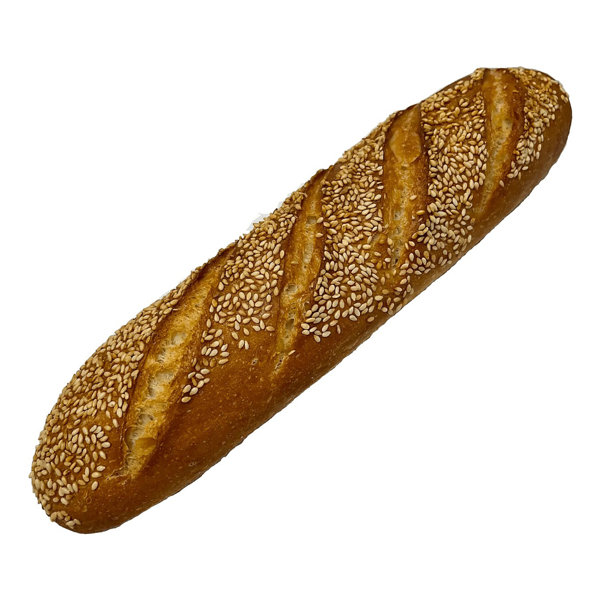 Багет бездрожжевой пшеничный с кунжутом