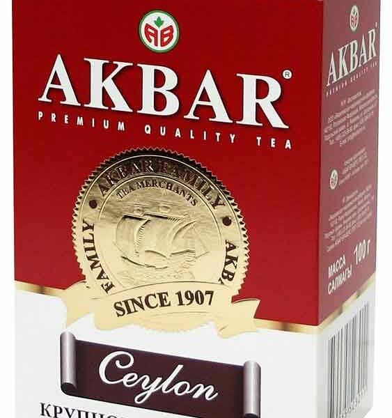 Чай черный Akbar Ceylon Tea, 100г