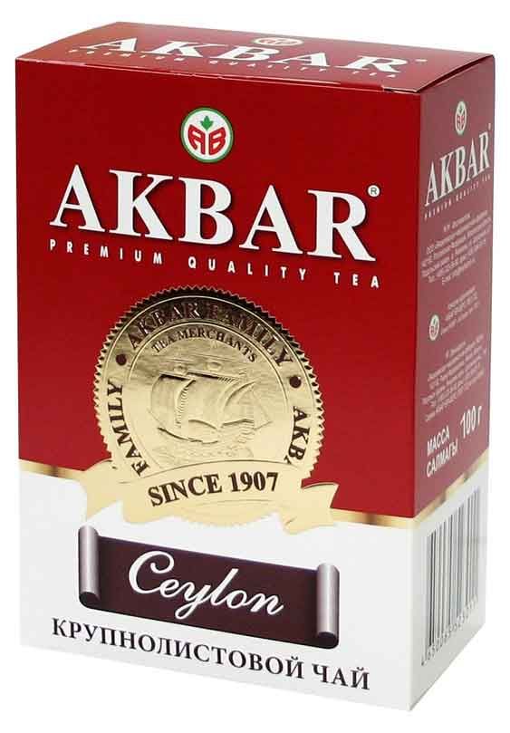 

Чай черный Akbar Ceylon Tea 100 г