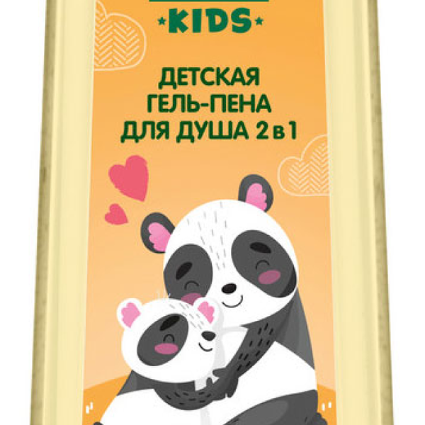 Гель-пена для душа детская Pure Line Чистая линия 2 в 1
