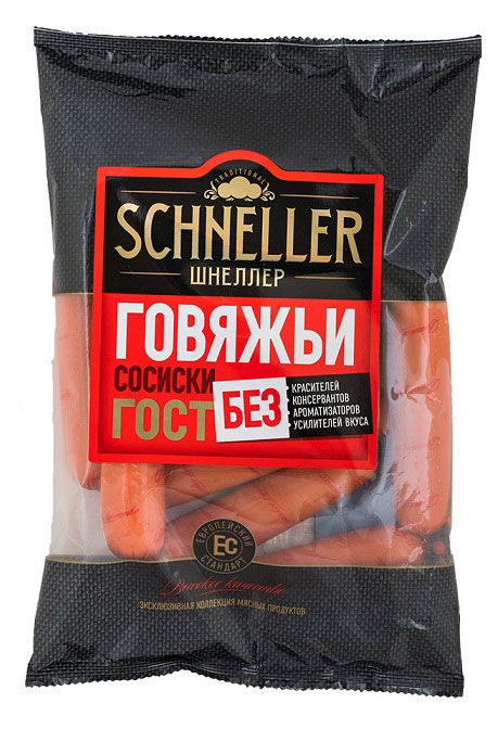 

Сосиски Schneller Говяжьи Гост 450 г