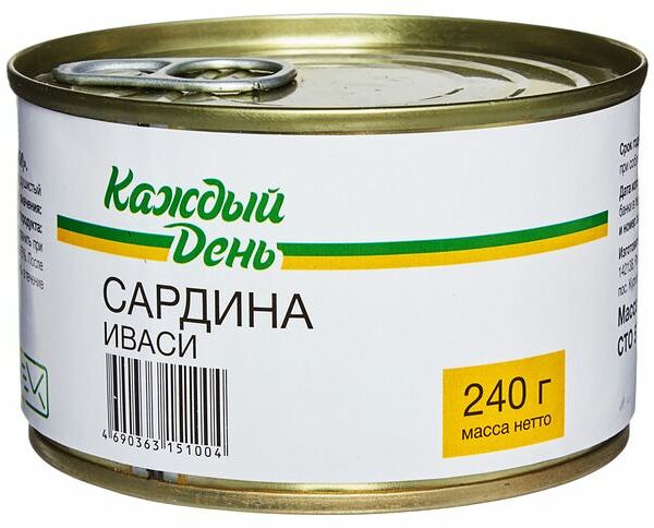 Сардина Каждый День Иваси