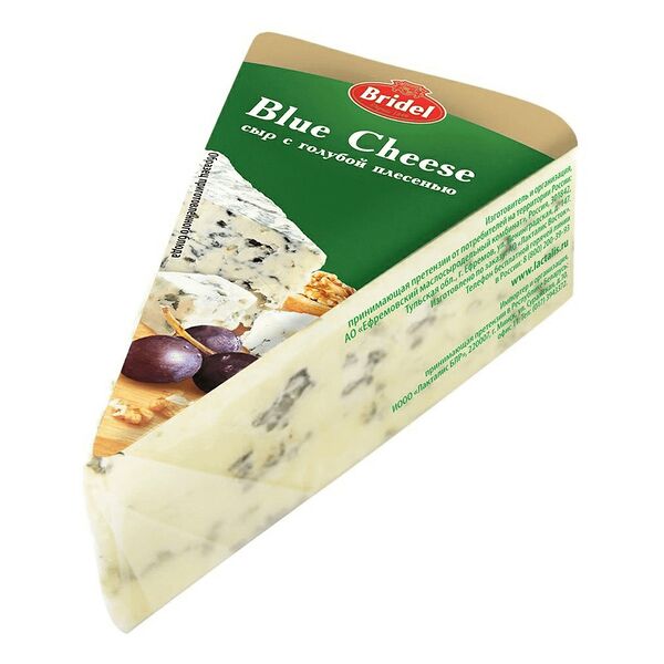 Сыр мягкий Bridel Blue Cheese с голубой плесенью 54% 100 г