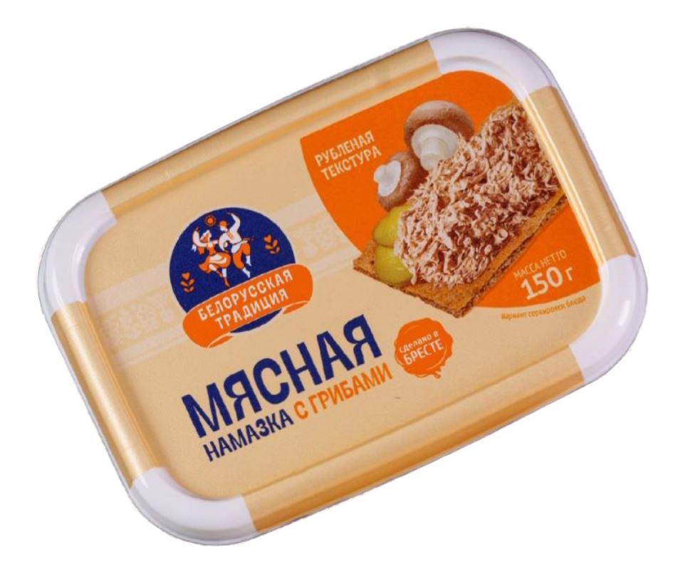 

Намазка Белорусская традиция Мясная с грибами вареная 150 г