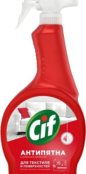 Спрей чистящий Cif Антипятна Универсальный для поверхностей и текстиля во всем доме 500мл