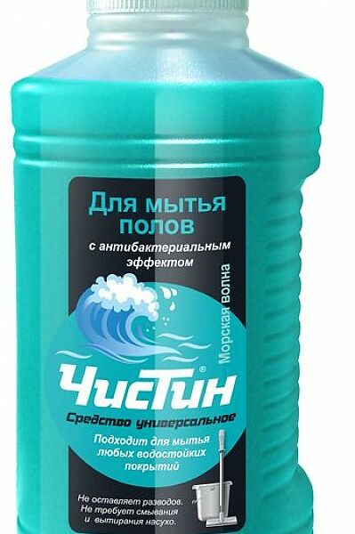 Средство для полов и других поверхностей Чистин морская волна, 1 л
