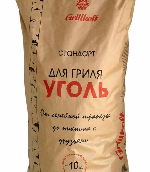 Уголь берёзовый для гриля ТМ Grillkoff (Гриллкофф)
