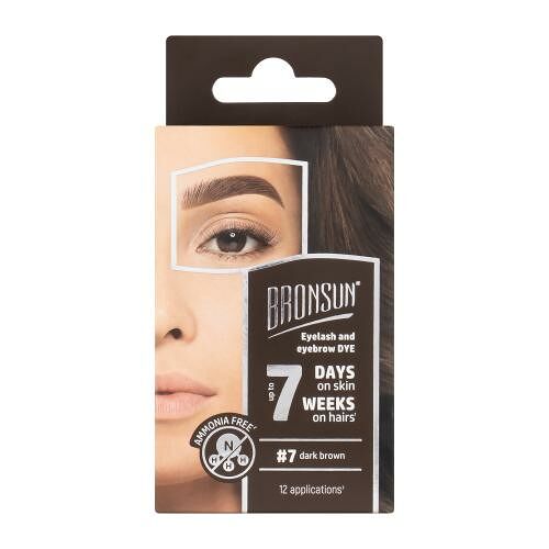 Набор для домашнего окрашивания Bronsun Bronsun т.7 Темно-коричневый 12 мл