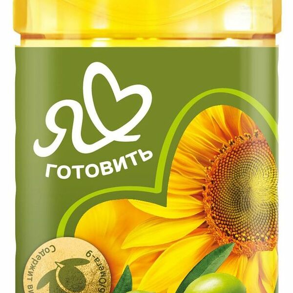 Масло подсолнечное Я люблю готовить с добавлением оливкового масла Extra Virgin 800мл