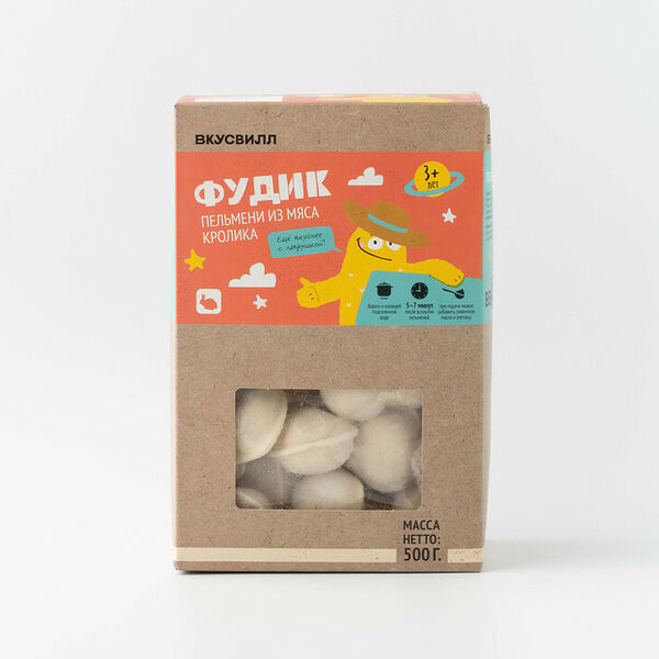 Пельмени ВкусВилл из мяса кролика 500 г