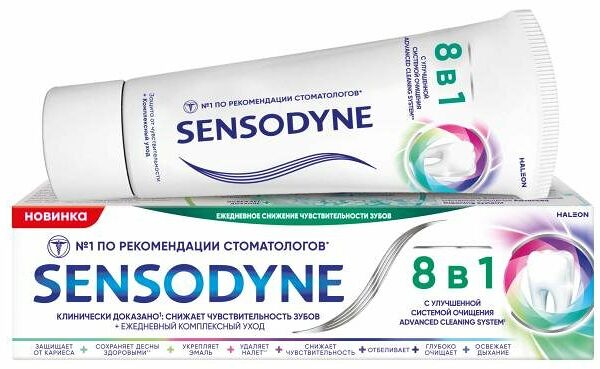 Зубная паста Sensodyne 8 в 1 75 мл
