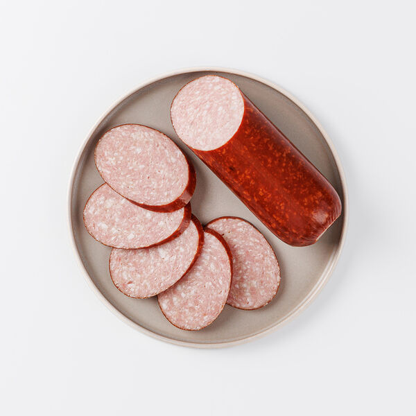 Сервелат Зернистый варено-копченый