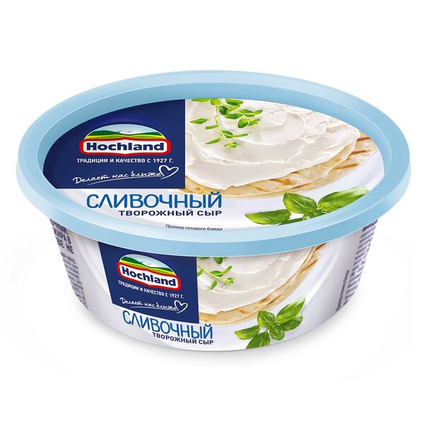 Сыр творожный Hochland сливочный 60%,140 г