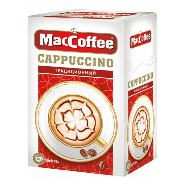 Кофейный напиток MacCoffee Cappuccino Традиционный 10пак*12.5г