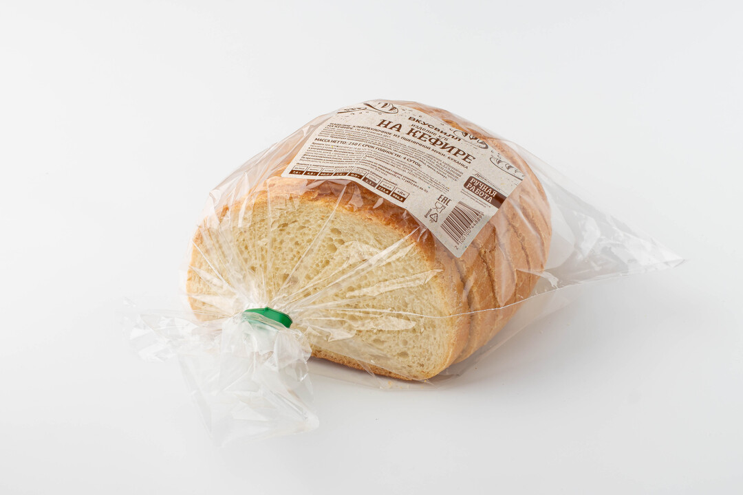 

Изделие х/б на кефире, нарезка без добавления сахара