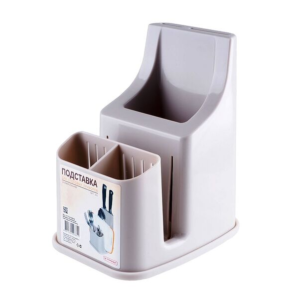 Подставка Полимербыт для столовых приборов универсальная, 17х15х20 см