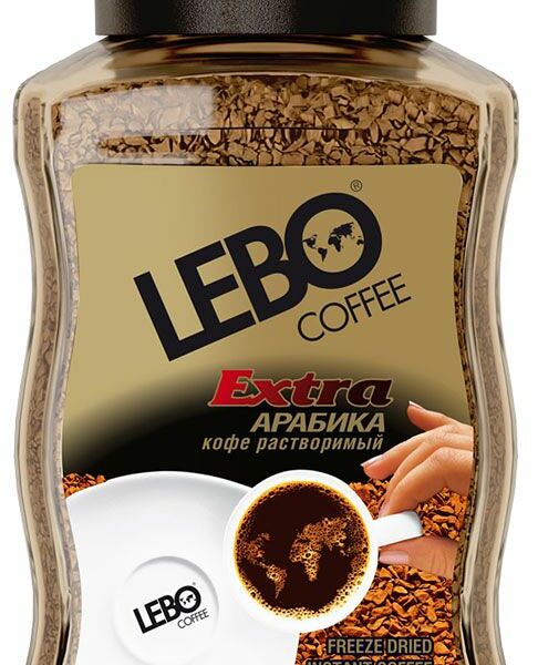 Кофе растворимый Extra Арабика ТМ Lebo (Лебо) 100г