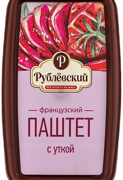 Паштет Рублёвский Французский с уткой запечённый 175г
