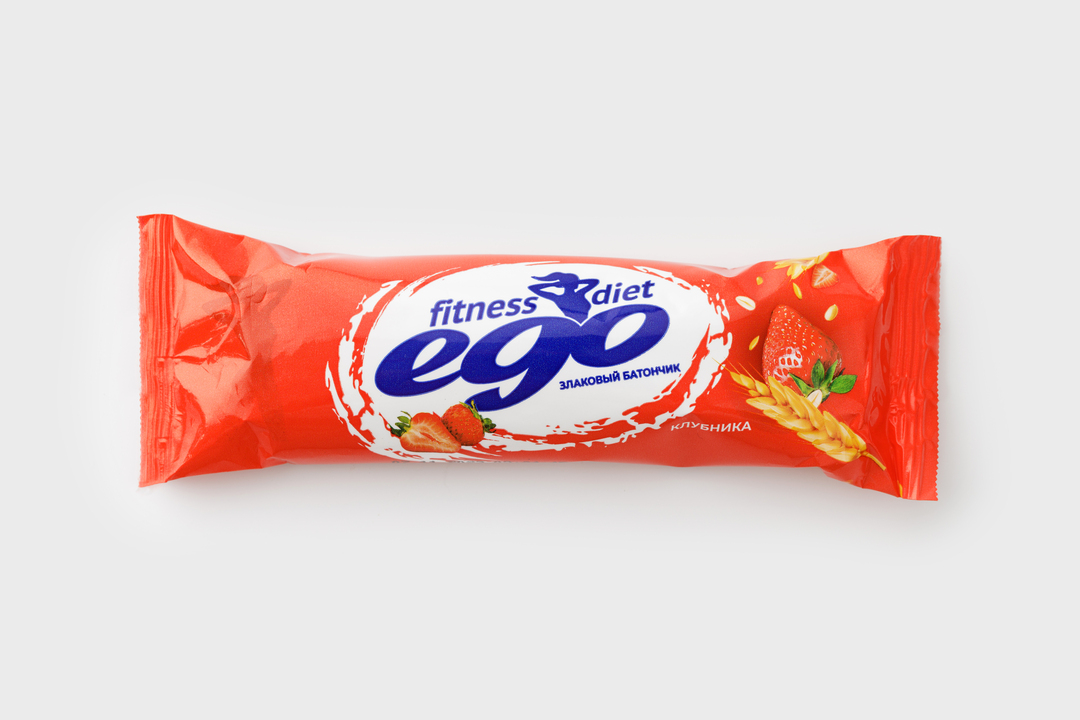

Батончик злаковый Ego fitness Клубника с витаминами и железом 27 г