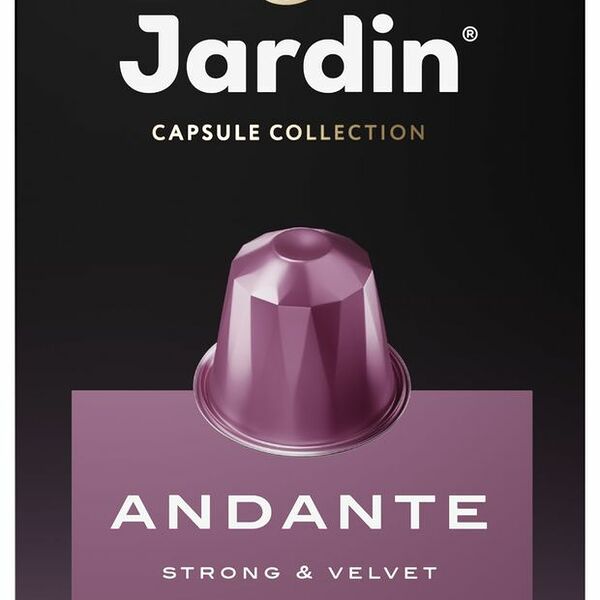 Кофе в капсулах Jardin Andante молотый, 10 x 5 г