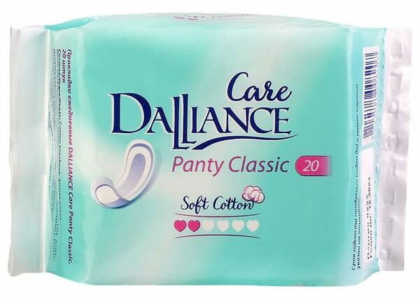 Прокладки ежедневные Dalliance Care Panty Classic, 20 шт