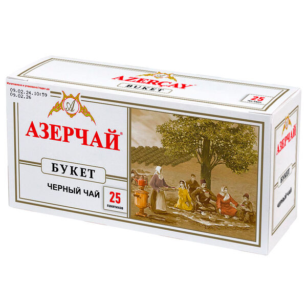 Чай черный Азерчай Букет 25 пакетиков, 50 г