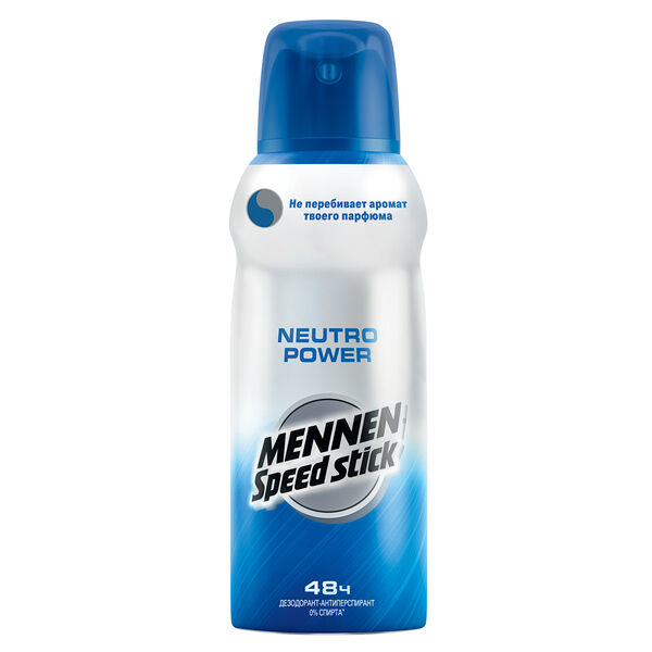 Дезодорант-антиперспирант Mennen Speed Stick Neutro Power спрей мужской