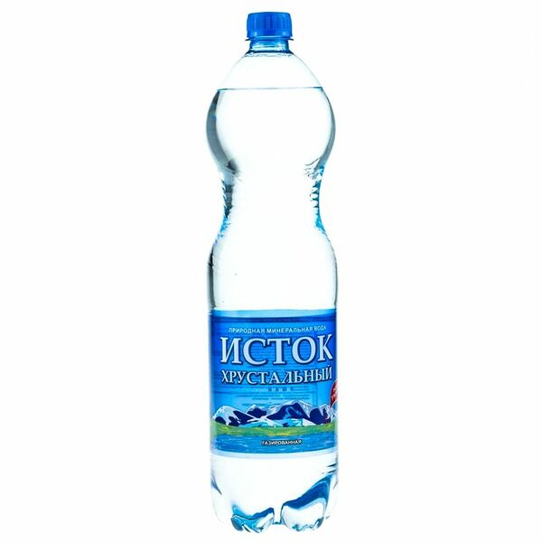 Вода минеральная газированная Хрустальный исток 1500 мл
