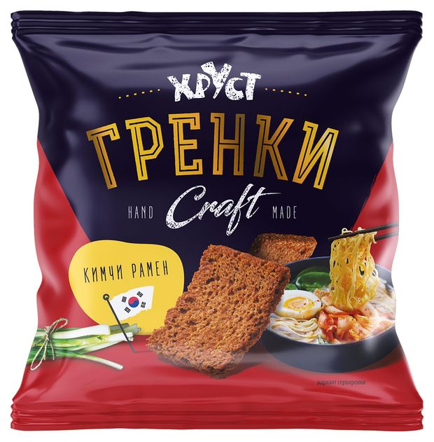 

Гренки Хруст Craft кимчи рамен 75 г