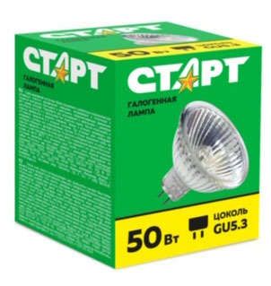

Лампа галогенная СТАРТ MR16 12V50Вт EXN -10/200