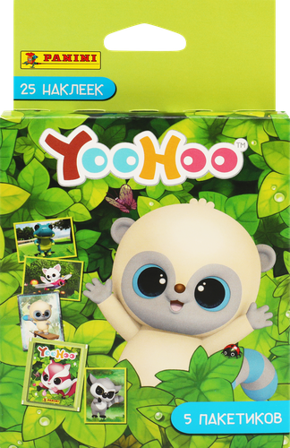 

Наклейки Panini Yoohoo 2024 блистер 25 шт.