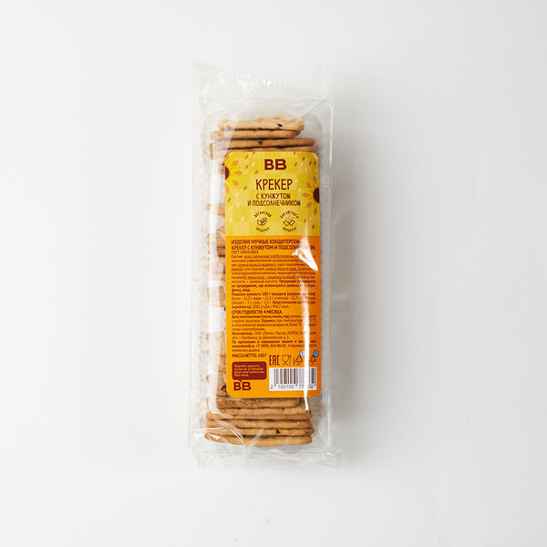 Крекер Вкусвилл с кунжутом и подсолнечником 140 г