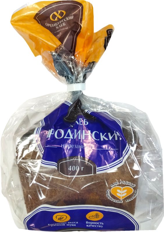 

Хлеб Оренбургский хлебокомбинат Бородинский нарезка 400 г