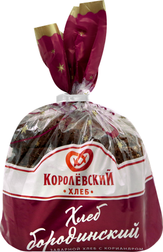 

Хлеб Бородинский Королёвский хлеб нарезная часть