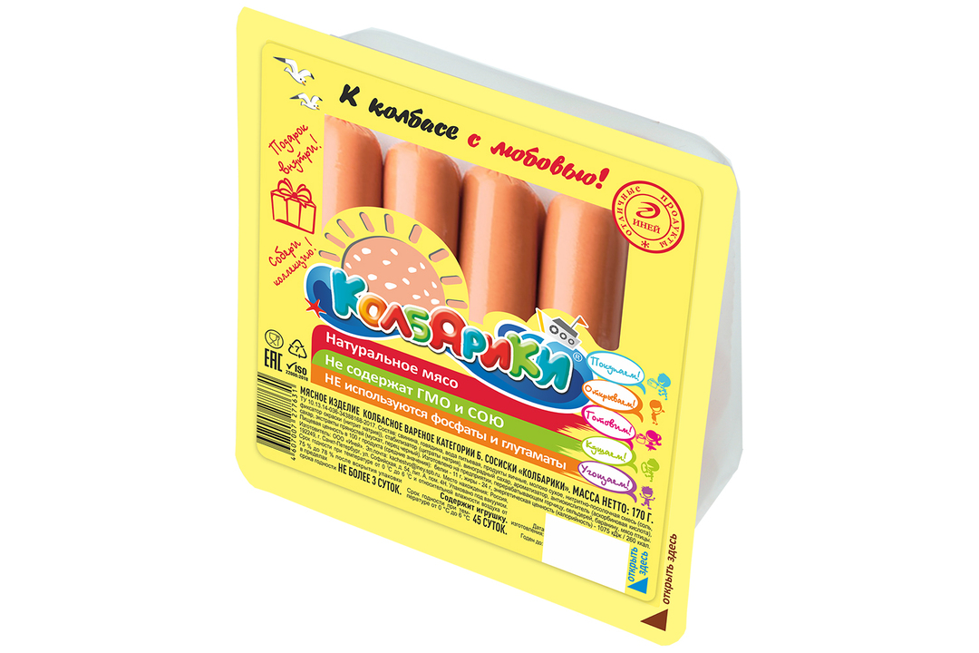 

Сосиски Иней Колбарики 170 г