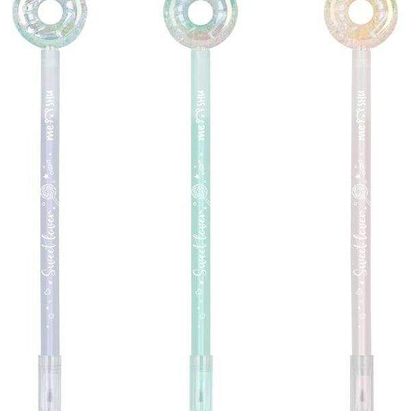 Ручка шариковая Meshu Donats синяя 0,5 мм, 1 шт в ассортименте