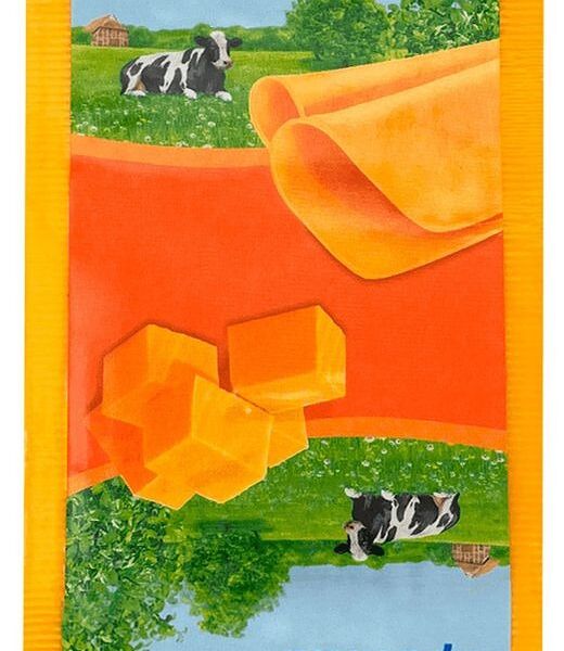 Сыр полутвердый Oldenburger Чеддер красный 45% весовой