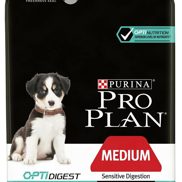 Pro Plan Medium Puppy Sensitive Digestion для щенков средних пород с чувствительным пищеварением Ягненок