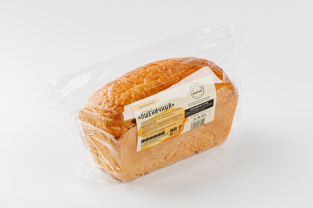 

Хлеб пшеничный высший сорт формовой 420 г