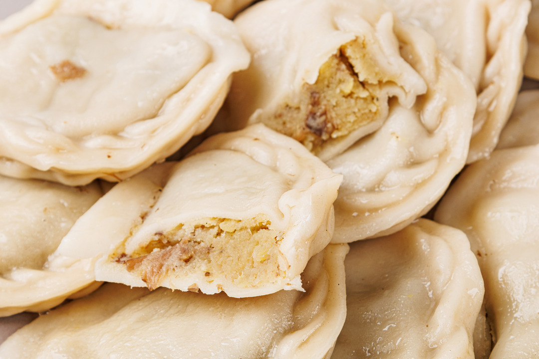 

Вареники постные с картофелем и грибами