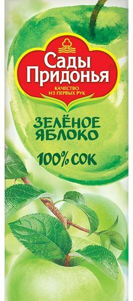 Сок Сады Придонья Зеленое яблоко 1 л