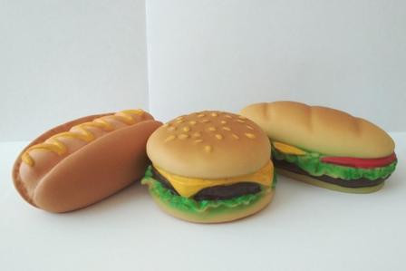 Игрушка из ПВХ Набор булочек из 3 предметов