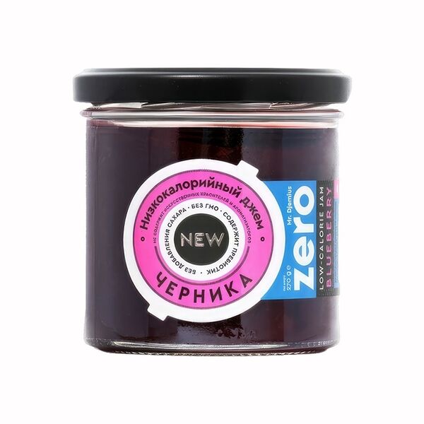 Джем Mr.Djemius Zero из черники, без сахара 270 г