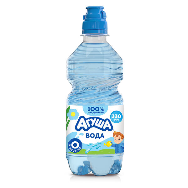 Вода детская питьевая Агуша, с 0 месяцев, 330 мл