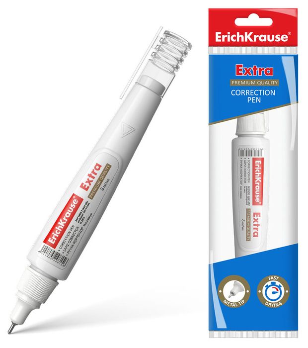 

Ручка-корректор ErichKrause Extra 8 мл