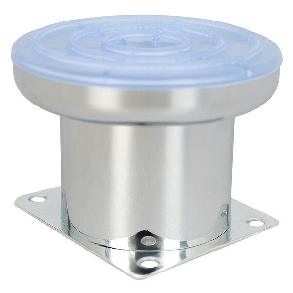 Ножка мебельная Moneta круглая, 50х50 мм, хром