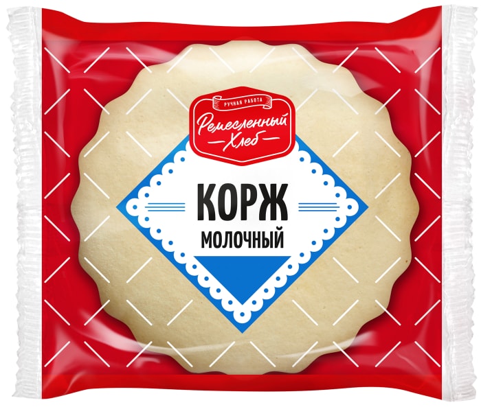 

Корж молочный Ремесленный хлеб 75 г